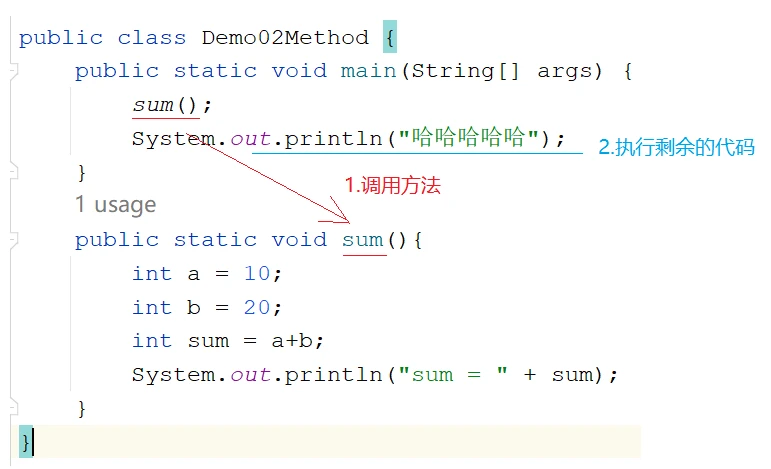 [上]JAVA学习系列模块六第一章126.方法_无参无返回值方法使用