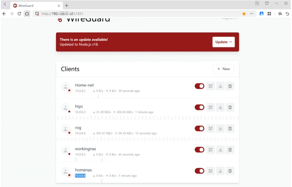 IP V4环境下部署WireGuard服务端